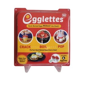 NEW Idea Village As Seen on TV Egglettes Egg Cooker - 4 Egg Cups